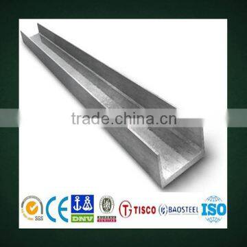 china alibaba 316 stainless steel u channel steel size with prime quality