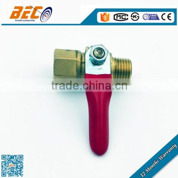 Copper material standard male and female brass ball valve for low gas pressure