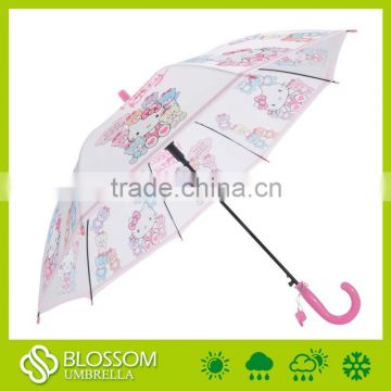 Auto Open Eva Stick Color Umbrella For Girls