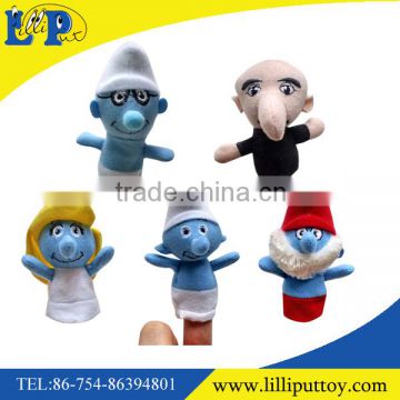 New design cartoon cotton finger puppet toy