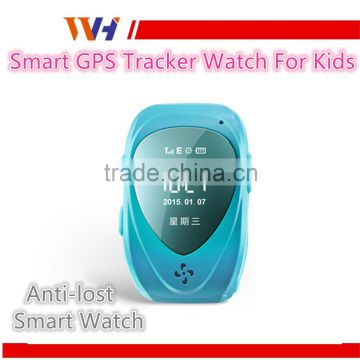 GSM GPRS GPS Locator Tracker Anti-Lost Child Guard for IOS Android Smart Kid Wrist watch