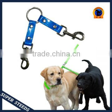 TPU/Nylon Two Ways Double Dog Couple Walking dog leash double hooks