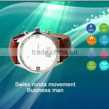 Classic Round Dial Simple Sports Design Men Fashion Watch with heart rate minitor