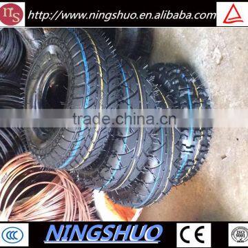 China industry of construction wheel small pneumatic rubber wheel with metal rim