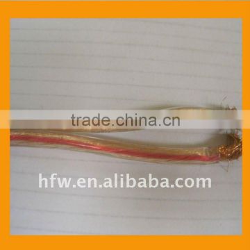 Transparent 12 AWG speaker wire