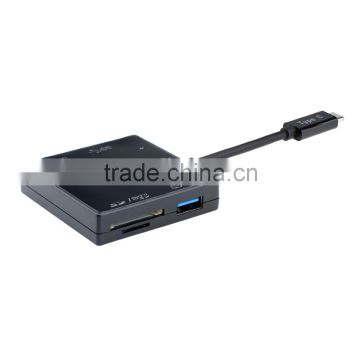 USB 3.1 Type-C 3-Port USB HUB + SD/TF Card Reader