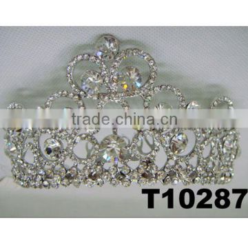 bridal rhinestone tiara wedding hair bridal crown