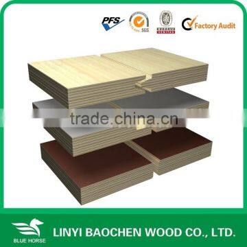 2014 Hot Sell Melamine faced Plywood, melamine blockboard