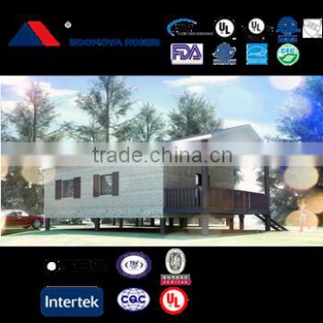 USA Standard prefabricated house and container home with light steel structure villa affordable