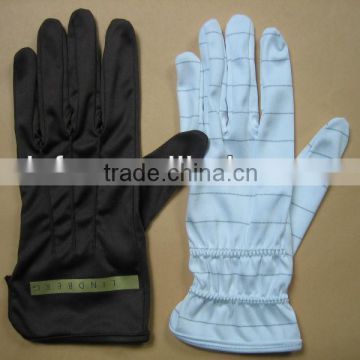 microfiber jewellery cleaning glove/ jewellery handing gloves