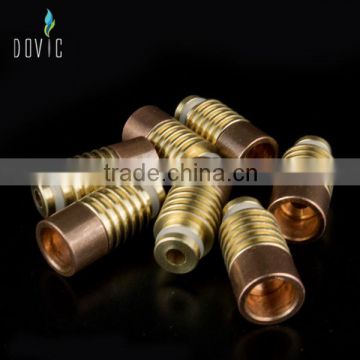 Wholesale new Wide drip tip 510 Copper pyrex glass drip tip Metal drip tips