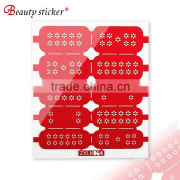 New Design Good Looking Fashion holiday nail art stickers hollow nail sticker