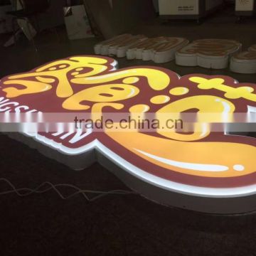 Sales promotion illuminated sign acrylic vacuum forming light box