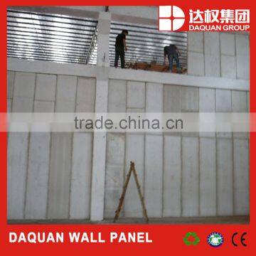 Wuhan daquan prefab house eps cement sandwich wall panel