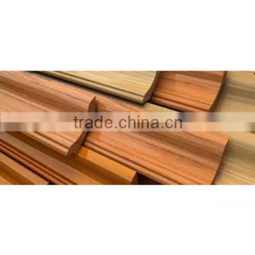 Supply customized wood moulding for stair in high quality with competitive price