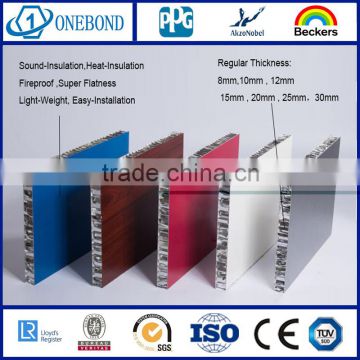 Rich color AHP/Good quality aluminum honeycomb panel for derecorative wall