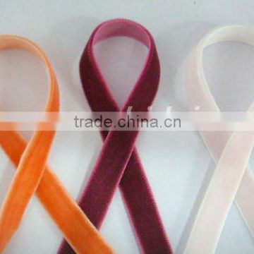 2014 new designs double sided velvet ribbon