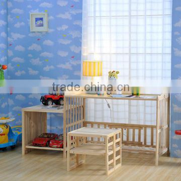 multifunction baby wooden furniture approved FSC