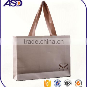 New Luxury Shopping Paper Bag for Cloth, pearlized gift bags