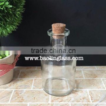 High quality room aroma diffuser glass bottle with cork
