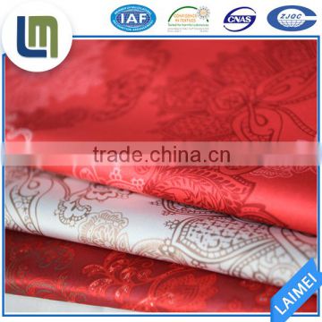 Healthy 100% silk charmeuse fabric comfortable polyester printed satin silk fabric for curtain