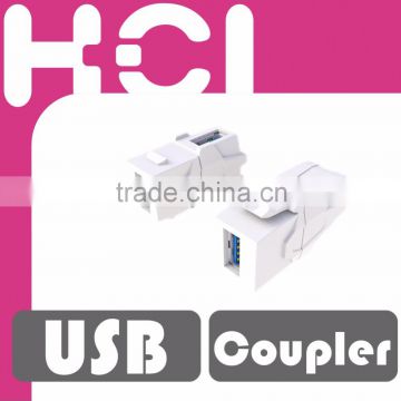 USB 2.0 A to A Inline USB Coupler 90Degree
