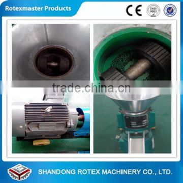 [ROTEX MASTER] Small Capacity Flat Die Diesel Engine Grass Pellet Press Machine with CE
