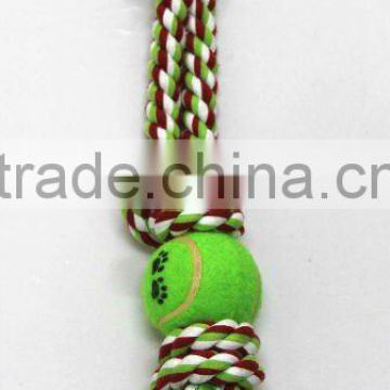 Dog Cotton Rope Tug Toy, Plastic handle MARTHE