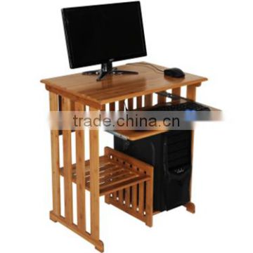 bamboo comptuter desk table