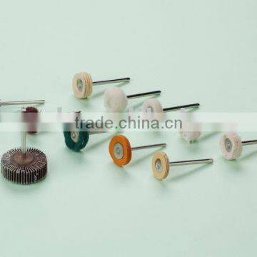 wheel brush with shank nylon wire