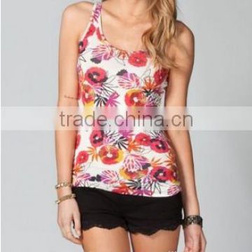 Summer cool fashion fit ladies casual tank top