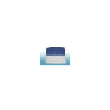 Dark Blue Disposable Non Woven Bed Sheet Thread With Custom Size