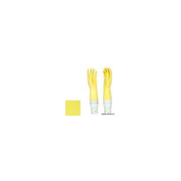 Sell Flocklined Household Gloves (Yellow)