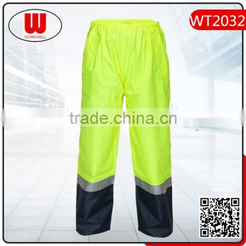 high visibility waterproof workwear men pants