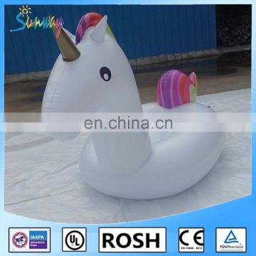 Guangzhou Factory Giant Inflatable Unicorn Pool Float Water Party Equipment