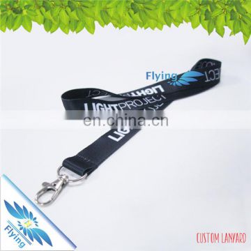 Factory Sublimated Polyesyer Printed Lanyard Custom with Metal hook