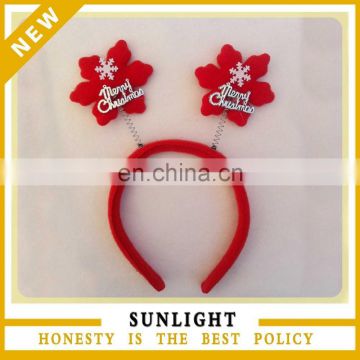 hot sell Decoration santa clause snow christmas headband