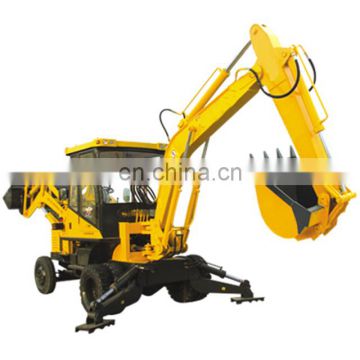 Small Backhoe Loader For Sale With Skid Steer Attachment