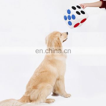 019 new style pet plush dice toy for dog chew / treat bag / dog training toy