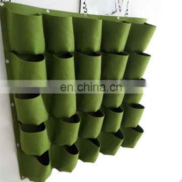 Polyester felt fabric Indoor wall hanging plant grow bags
