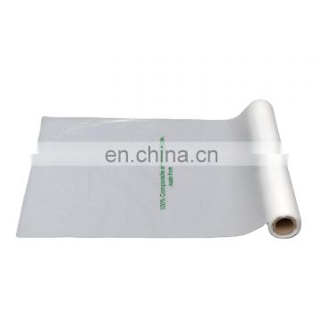 environmentally friendly China 100 biodegradable bolsa compostable cornstarch plastic produce bags with logos