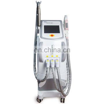 Hot selling OPT IPL+RF+ND yag laser picosecond multi function facial device beauty machine ipl hair removal machine