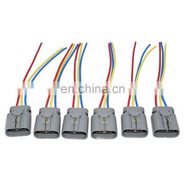 6x Ignition Coil Pack Wiring Connector Pigtail for Nissan 300zx z32 Infiniti J30