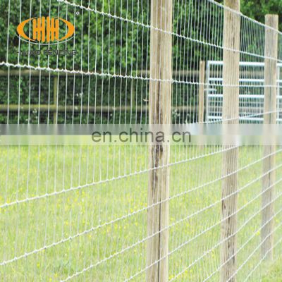 Galvanized cheap sheep deer wire fence rolls field mesh fencing for horses