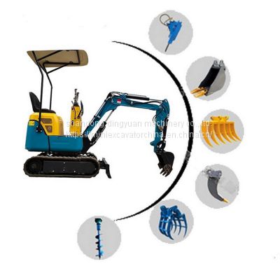 1 TON EXCAVATOR WITH BOOM SWING AND RETRACTABLE UNDERCARRIAGE FOR SALE
