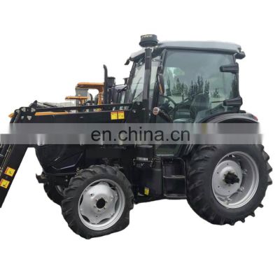 China factory 1004 farming tractors 100hp front end loader tractor and equipments