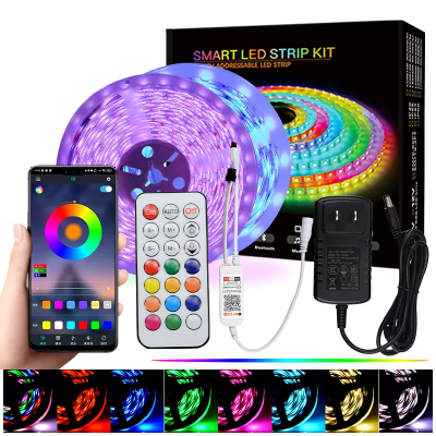Led Kit Strip Light Smart 5050 Lc8806c 5050 High Flexibility Light Custom 2022 Hot Selling 5050 Rgb Led Kit Music