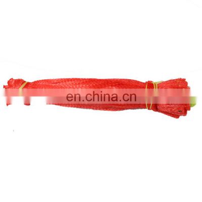 Large Capacity Thicker Item Eco Friendly PP Material Drawstring Plastic Packing Watermelon Net Mesh Bag with big clip