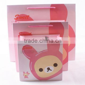 printed paper wine bag paper bag with plastic lining