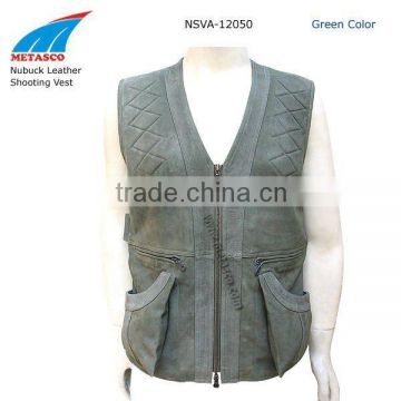 Leather Hunting Shooting Vest